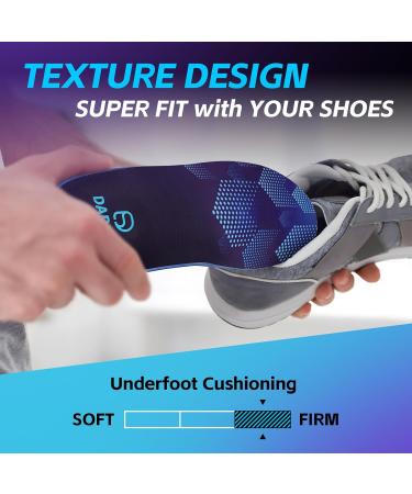 Buy DARLIS Plantar Fasciitis Relief Insoles | Arch Support Inserts for Flat & High Arches | Orthopedic Foot & Heel Pain Relief for Men & Women - Buy Online on GoSupps.com