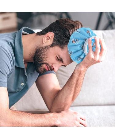 Refillable Ice Packs | Small Ice Bag Waterproof Refillable Ice Bag Small Ice Bag with Wide Mouth Menstrual Hot Water Bag for Swelling Jaw Headache Shakven - Buy Online on GoSupps.com