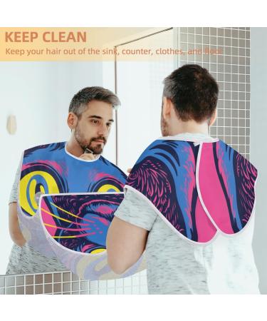 Animal Beard Bib Apron for Men - Cat Beard Hair Catcher Perfect Fathers Day & Christmas Gift Includes 2 Suction Cups - Buy Online on GoSupps.com