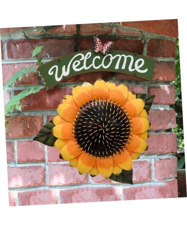 Zerodeko Strawberry Decor 1pc Wall Decoration Metal Outdoor Decor Welcome Hanging Sign Outdoor Wedding Decorations Garden Welcome Board Adornment Retro Decor Sunflower The Sign Acrylic - Buy Online on GoSupps.com