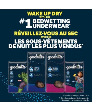 Goodnites Boys Bedwetting Night Time Underwear Goodnites Size Extra Large 28 Ct (95-140+ lb.) Extra Large XL (28 Count) - Buy Online on GoSupps.com