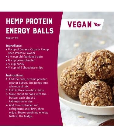 Judee's Organic Hemp Protein Powder 1.5 lb - Ground Hemp Seeds Powder for Smoothies - Non-GMO, Gluten-Free, Nut-Free - 1.5 Pound Pack - Buy Online on GoSupps.com