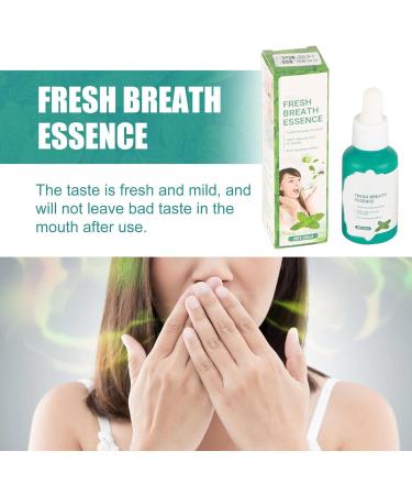 Oral Breath Serum - 2 Pack Bad Breath Eliminator | 30ml Mint Herbal Extract Drops for Fresh Breath - Buy Online on GoSupps.com