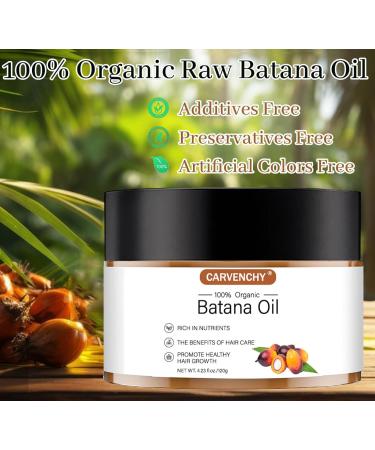 Raw Batana Oil for Hair Growth | 100% Natural Unrefined Oil from Honduras | Moisturizes Scalp & Restores Damaged Hair | 4.2 OZ - Buy Online on GoSupps.com