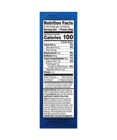 Kellogg's Special K Blueberry Pastry Crisps - 100 Calorie Breakfast Bars - 5.28oz Box (12 Crisps) - Buy Online on GoSupps.com