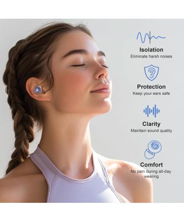 High Fidelity Ear Plugs for Concerts - Reusable Silicone Earplugs (2 Pack) with 5 Pair Ear Tips | Noise Cancelling 18-25 dB - Perfect for Rave Work & Musicians (Blue - Buy Online on GoSupps.com