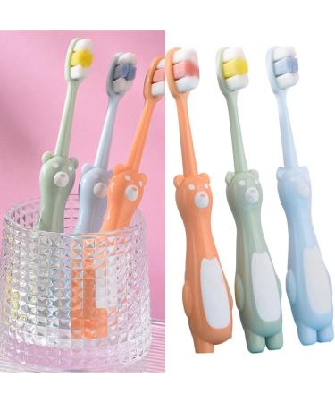 Buy Cartoon Toddlers Toothbrushes - Soft Bristle Portable Kids Toothbrushes for Optimal Oral Care - Buy Online on GoSupps.com