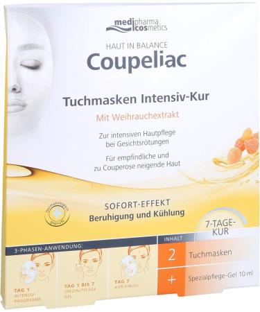 Dr. Theiss Naturwaren Skin in Balance Coupeliac Sheet Masks | Intensive Treatment Set for Clear Radiant Skin - International Shipping Available - Buy Online on GoSupps.com