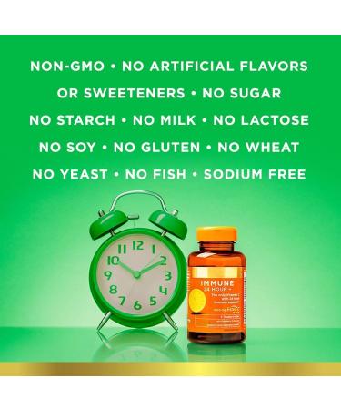 Naturee Bountys Immune 24 Hour + 1000mg Vitamin C (120 Count.) with Vitamin D Zinc Elderberry & Echinacea - Non-GMO Rapid Release Softgels (Pack 02 Unit) - Buy Online on GoSupps.com