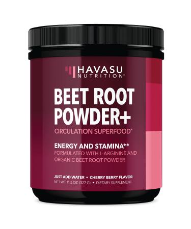 Organic Beet Root Powder for Workout Recovery & Athletic Endurance | with L-Arginine for Nitric Oxide Boost