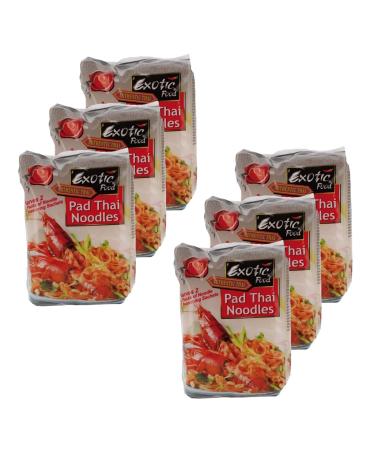 Exotic Food Pack of 6 Seasoned Rice Noodles - 300g Bag