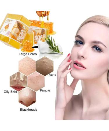 Turmeric Honey Soap Turmeric Soap for Face and Body Turmeric Honey Soap for Dark Spots Sensitive Skin Acne Reduction Washing Essentials. - Buy Online on GoSupps.com