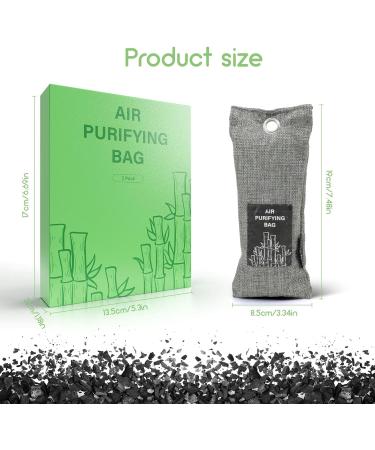 Charcoal Shoe Deodorizer Bamboo Charcoal Air Purifying Bags Bamboo Activated Charcoal Air Freshener Fresh Air Purifier Bags for Car Closet Bathroom Basement 2 Pack 1 count (Pack of 2) - Buy Online on GoSupps.com