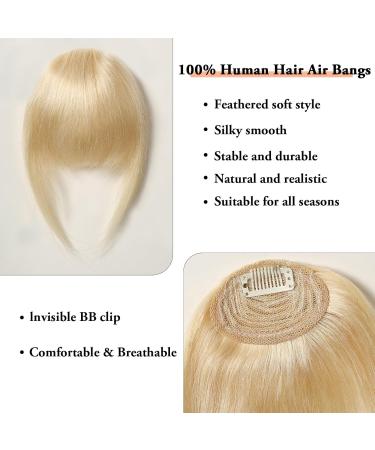 Bangs Hair Clip Clip In Bangs 100% Human Hair Extensions Blonde Bangs French Thick Bangs Clip On Bangs Hair Hairpieces for Women Daily Easy Wear Bangs Clip in Hair(Color:HLH1005-5) Blunt Bangs HLH1005-5 - Buy Online on GoSupps.com