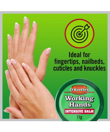 O'Keeffe's Working Hands Intensive Balm 11g & Working Hands 96g (Twin Pack) 53.5 g (Pack of 2) - Buy Online on GoSupps.com