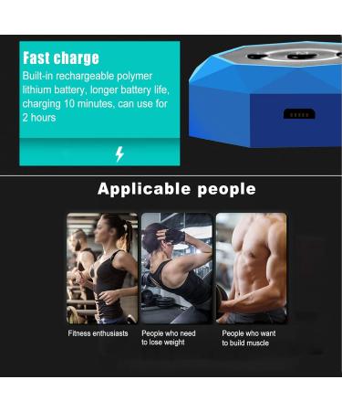 6 Mode EMS Abdominal Muscle Stimulator Patch | Smart Fitness Sticker for Abdomen Hands & Legs - AFS-506E - Buy Online on GoSupps.com