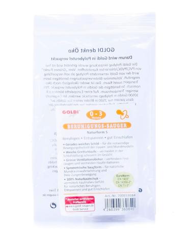 Goldi Cherry Shape Pacifier for 0-3 Months | Soothing Comfort for Babies | International Shipping Available - Buy Online on GoSupps.com