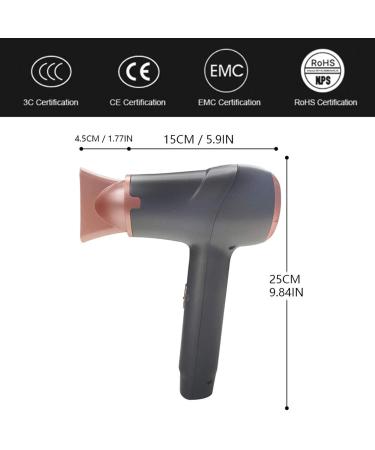 Portable Cordless Hair Dryer Hot & Cold Air Wireless Hair Dryer Rechargeable DC Blow Dryer for Kids Summer Indoor & Outdoor Travel - Buy Online on GoSupps.com