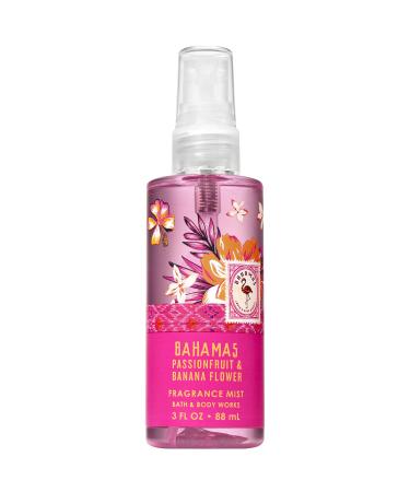 Bath and Body Works PINK PASSIONFRUIT & BANANA FLOWER Travel Size Fine Fragrance Mist 3 Fluid Ounce