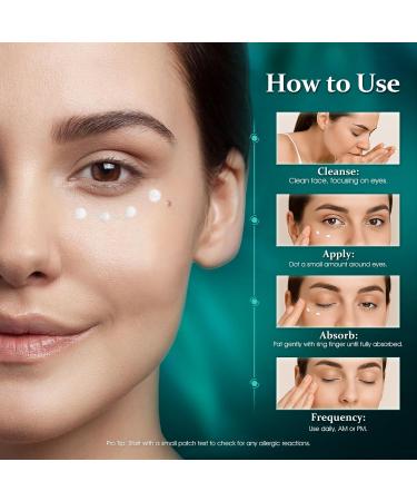 Advanced Eye Cream for Eye bags - Targeted Solution for Puffiness Wrinkles Dark Circles and Firmness - Temporary Firming & Tightening Treatment - Wrinkle Filler Natural Infusions 1 oz 1 Fl Oz (Pack of 1) - Buy Online on GoSupps.com