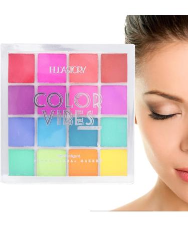 16 Colors Eyeshadow Makeup - Non-Irritating High Pigmented Eye Shades with 16 Colors | Eye Makeup Accessories for Home Working Shopping Traveling Gathering Dating Buogint - Buy Online on GoSupps.com