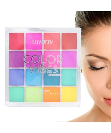 High Pigmented Shades - 16 Colors Natural Gentle Eyeshadow Palette Long-Lasting Women Face Makeups for Home Gathering Working Shopping Dating Traveling Pochy