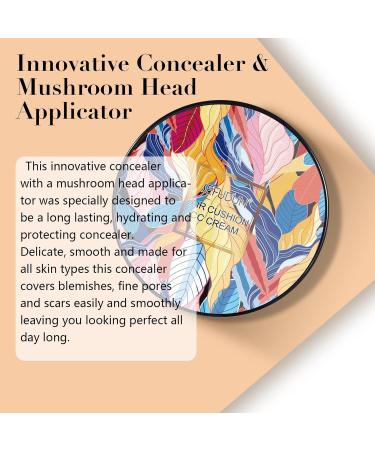 IFFANY Waterproof CC Cream Cushion Long Lasting Foundation BB Cream Matte Concealer Long Lasting Brightener - Buy Online on GoSupps.com