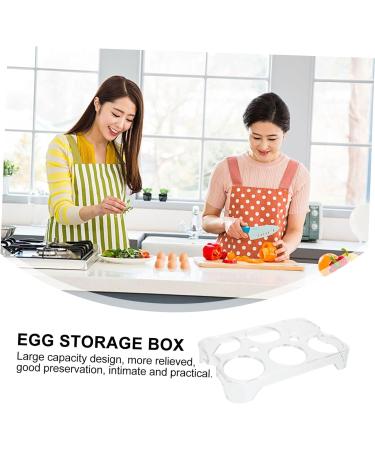 KOMBIUDA Egg Storage Box Tray Storage Drawer Fridge Fresh Egg Holder Egg Storage Case Server Universal Assorted Color 14.8x9.7x2cm - Buy Online on GoSupps.com