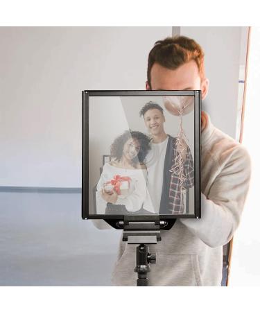 ILOKNZI i6/18 inch Wide Angle Teleprompter for 15.6 360 Hinge Laptop/Tablet | Wide-Angle Camera Lens for Prompter/Wedding/Facial Capture - Buy Online on GoSupps.com