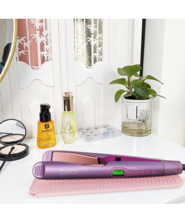 ANGENIL Heat Resistant Silicone Mat Pouch for Hair Styling Tools - Gifts for Women | Food Grade Blush - Buy Online on GoSupps.com
