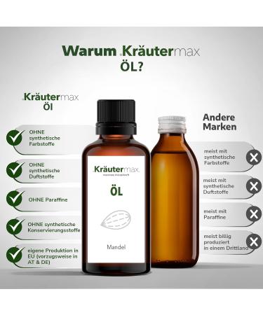 100% Pure Almond Oil Massage & Skincare - Natural Hair Care - 100ml - Buy Online on GoSupps.com