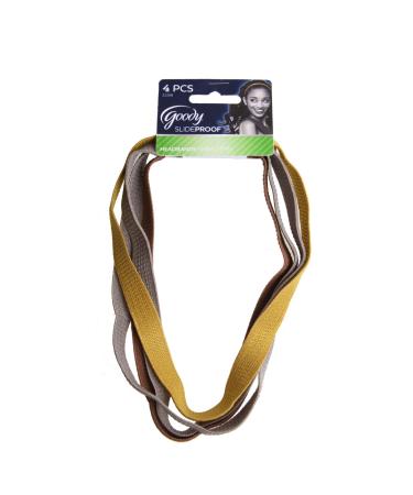 Goody Slide Proof Stayput Headwraps Thin Asst Color 4 Count (Pack of 3) Thin 4 Count (Pack of 3)