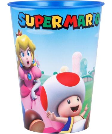 Reusable Kids Cup 260ml - BPA-Free Plastic | Super Mario - Eco-Friendly & Safe 1 Unit - Buy Online on GoSupps.com