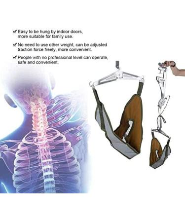 Cervical Traction Over The Door Cervical Traction Home Unit Neck Sling Hammock Physical Therapy Stretching Harness Machine - Buy Online on GoSupps.com