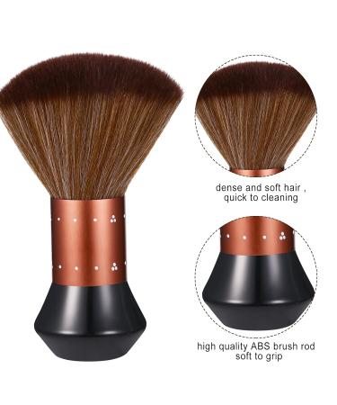 Vtrem Professional Hairdressing Brush - Rose Gold & Black Powder Brush for Hair Cutting & Salon Use - Buy Online on GoSupps.com