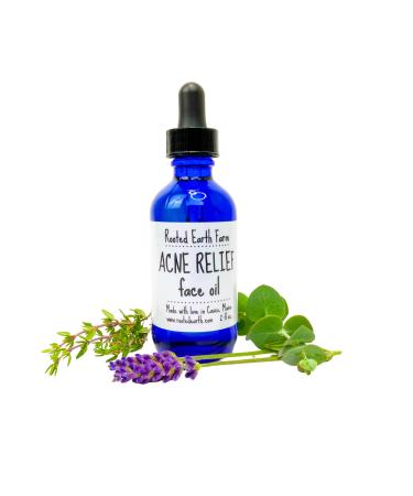 Acne Relief Face Oil - 2 fl oz - Facial Serum and Moisturizer for Sensitive Skin