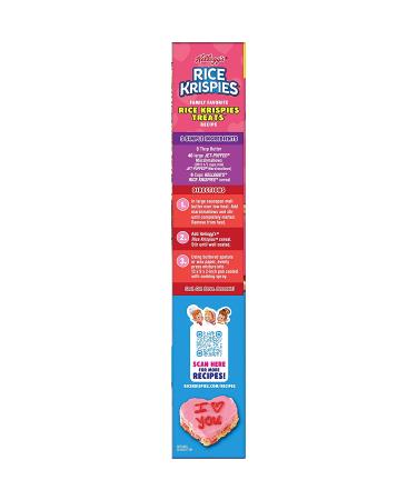 Kellogg's Rice Krispies Valentine's Day Treats Cereal - 12oz Box (1 Box) - Buy Online on GoSupps.com