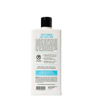 Duke Cannon Supply Co. Soft Side Hydrating Body Wash for Men 18 oz Moisturizing Shower Gel 3-Pack Shea Butter & Oat Protein Black Tea & Sandalwood Scent - Buy Online on GoSupps.com
