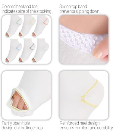 15-20 mmHg Thigh High Compression Stockings | Moderate Compression Socks for Comfort & Support (L) - Shop Internationally - Buy Online on GoSupps.com