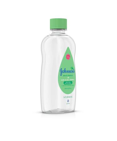 Johnson's Baby Oil 14 fl. oz - Enriched with Aloe Vera and Vitamin E - Buy Online on GoSupps.com