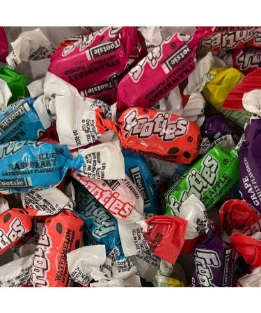 Assorted Tootsie Frooties Mix (All 10 Flavors) 1.5 lbs of Irresistible Tootsie Rolls Frooties Wrapped Fruit Chews + BONUS Mystery Nostalgic Candy Gift AND KD Supplies Sticker