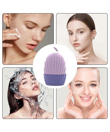 Facial Ice Mold & Roller - Silicone Ice Massager for Eye Puffiness Relief & Skin Care - Reusable Face Cooling Tool in Purple - Buy Online on GoSupps.com