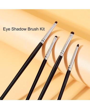 4pcs Eye Shadow Eyeline Brushes Soft Brush Comfortable Handle Hair Detail Makeup Brush Kit - Buy Online on GoSupps.com
