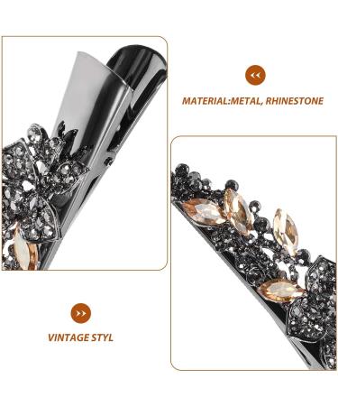 Beaupretty Hair Jewelry Hair Accessories for Women Large Hairpin Women Hairpins Rhinestone Hairpin Women Hair Accessories Vintage Hair Accessories Hair Barrettes Girl Women's Clip Rhinestones - Buy Online on GoSupps.com