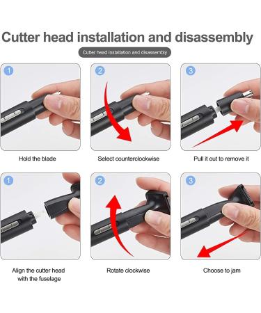 KouRy Nose and Ear Hair Trimmer - USB Rechargeable Painless Clippers for Men & Women Waterproof Dual Edge Blades - Professional Grooming Tool - Buy Online on GoSupps.com