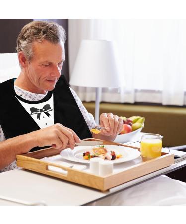 Clothing Protectors for Adults - Reusable Feeding Bib for Elderly with Crumb Catcher | Waterproof and Washable Adult Bibs for Adults Senior Citizens - Buy Online on GoSupps.com