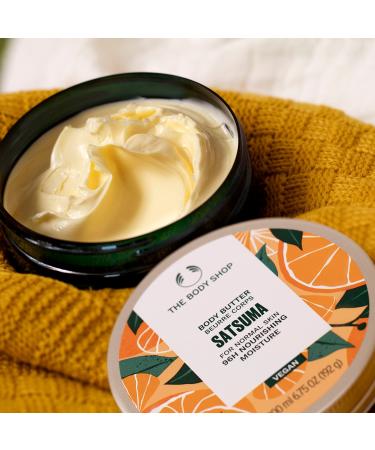 The Body Shop Satsuma Body Butter 13.5 oz - Nourishing Vegan Skincare for Normal Skin - Buy Online on GoSupps.com