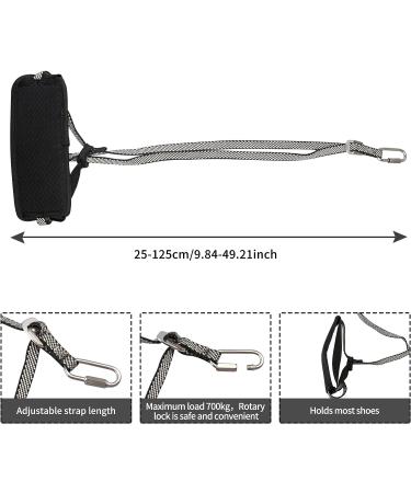 SOB Mountaineering Foot Adjustable Pedal Riser Safety Mountaineering Foot Buckle with Rope Used for Mountaineering Protection Device Accessories - Buy Online on GoSupps.com