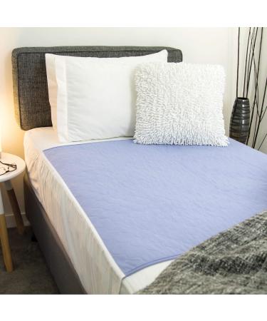 Conni Reusable Bed Protection Blanket - Absorbent Waterproof & Washable for Incontinence Bedwetting & Excessive Sweating | Lilac 100x100 cm - Buy Online on GoSupps.com