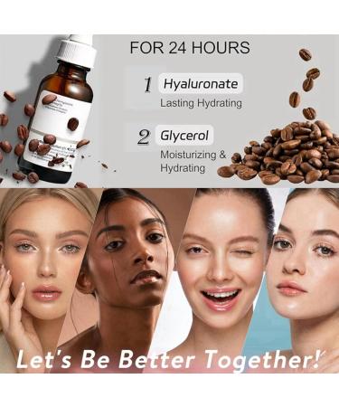 Caffeine Solution 5% + EGCG Eye Serum Caffeine Eye Serum Under Eye Cream for Dark Circles and Puffy Eyes Under Eye Serum Caffeine Eye Cream for Eye Bags Remover Dark Circles under Eye Treatment Women 1 - Buy Online on GoSupps.com